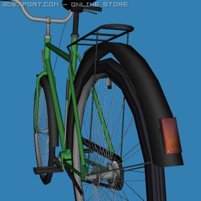 touring bike Modèle 3D .c4d .max .obj .3ds .fbx .stl .blend 