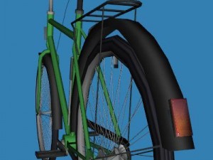 touring bike 3D Модель