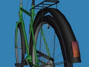 bici da turismo Modello 3D
