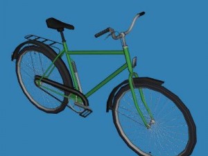 touring bike Modèle 3D
