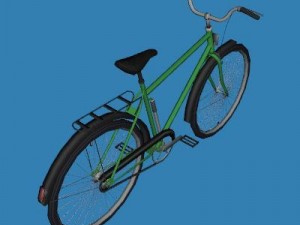 touring bike Modèle 3D