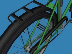 bici da turismo Modello 3D