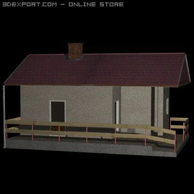 new house 1 3D Model .c4d .max .obj .3ds .fbx .stl .blend 