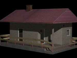 new house 1 Modèle 3D