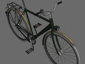 green bike 3D Модель