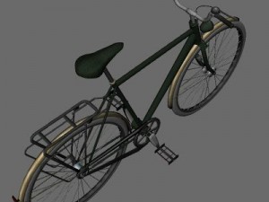 green bike Modelo 3D