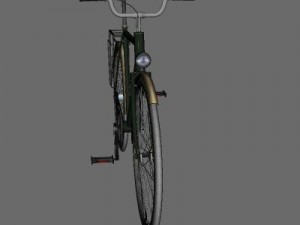 green bike Modelo 3D