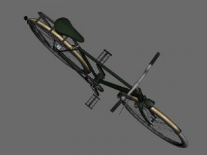 green bike Modelo 3D