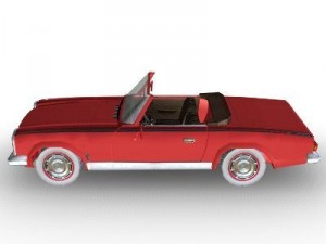 cabrio 1973 3D Модель