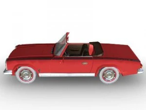 cabriolet 1973 Modello 3D