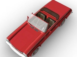cabrio 1973 3D Model