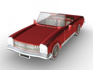 cabrio 1973 3D Model