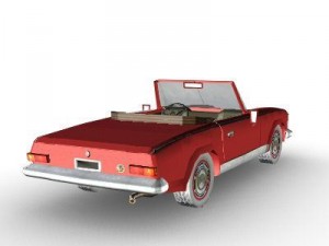 cabrio 1973 3D Model