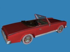 cabrio 1973 3D Model