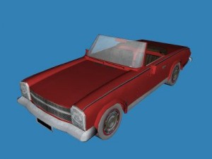 cabrio 1973 3D Model