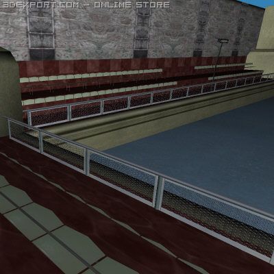 ice arena 3D 模型 .c4d .max .obj .3ds .fbx .stl .blend 