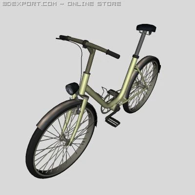 gonny bike 3D Model .c4d .max .obj .3ds .fbx .stl .blend 