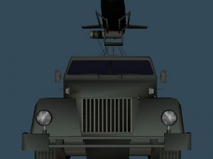 military truck t 3D Модель