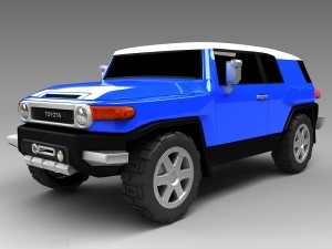 jeep fj cruiser Modelo 3D