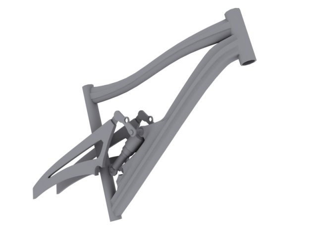 mountain bike frame 1 Model 3D .c4d .max .obj .3ds .fbx .stl .blend 