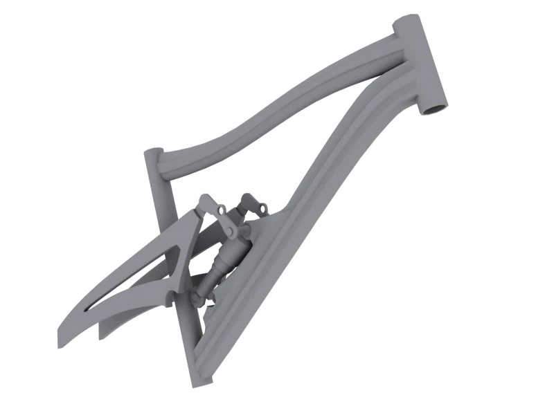 mountain bike frame 1 3D Model .c4d .max .obj .3ds .fbx .stl .blend