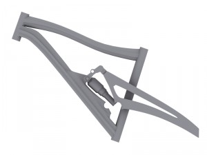 mountain bike frame 1 Model 3D