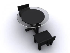 table set 3D Model