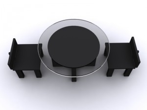 table set Modèle 3D