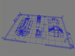 kids soft playground set 3D Model