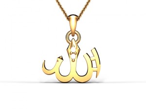 chaligraphics gold pendant Modelo de Impressão 3D