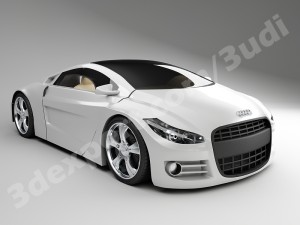 audi aquaris concept car Modello 3D