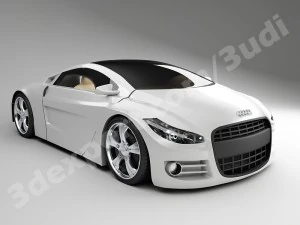 samochód koncepcyjny Audi Aquaris Model 3D