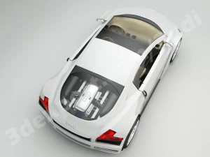 audi aquaris concept car 3D Model