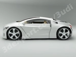 audi aquaris concept car 3D Model