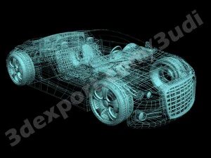 audi aquaris concept car 3D Model