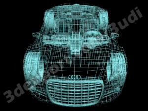 audi aquaris concept car 3D Model