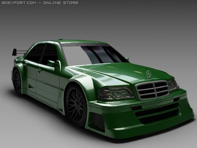 mercedes bens touring 3D Model .c4d .max .obj .3ds .fbx .stl .blend 