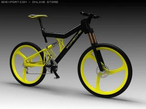 포르쉐 자전거 3D 모델