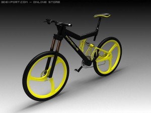 porsche bicycle Model 3D