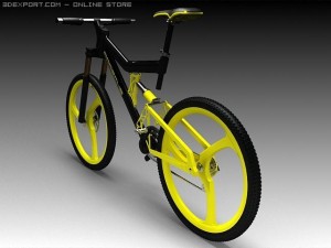 porsche bicycle Model 3D