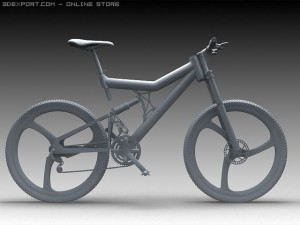 porsche bicycle Model 3D