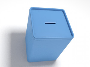 coin deposit box Model Cetak 3D