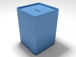 coin deposit box Model Cetak 3D