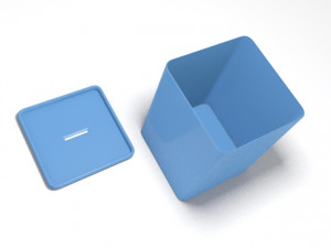 coin deposit box Model Cetak 3D