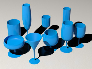 9 printable glass Modelo de Impressão 3D