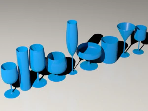 9 printable glass 3D Print Model