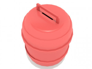 coin deposit barrel 3D Print Model