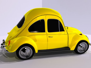 volkswagen beetle toon Modèle 3D