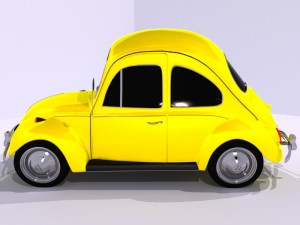 volkswagen beetle toon Modèle 3D