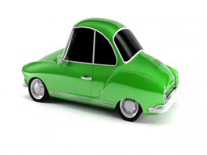 karman ghia toon 3D Model